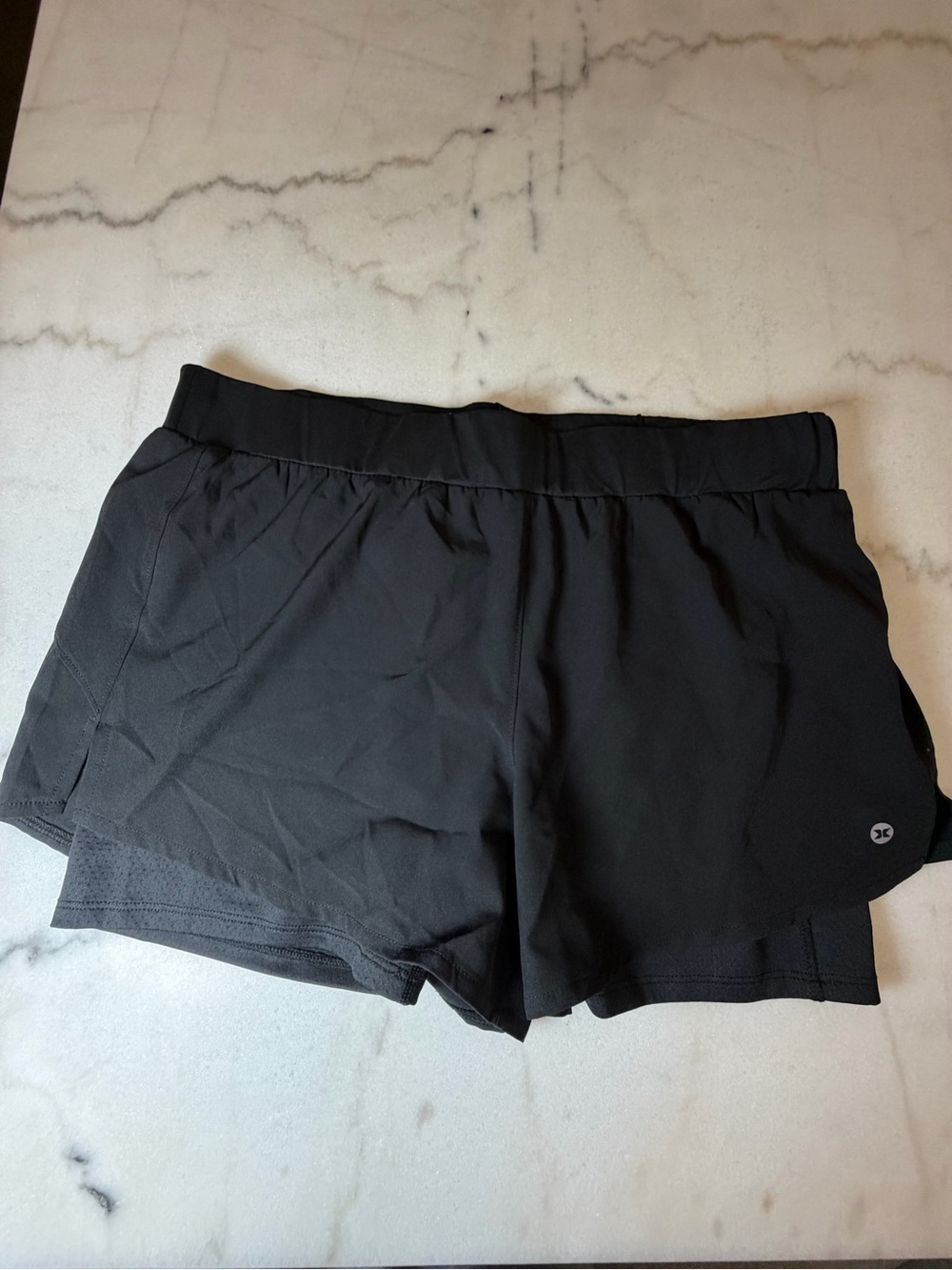 RBX Black Women's Athletic Running Shorts